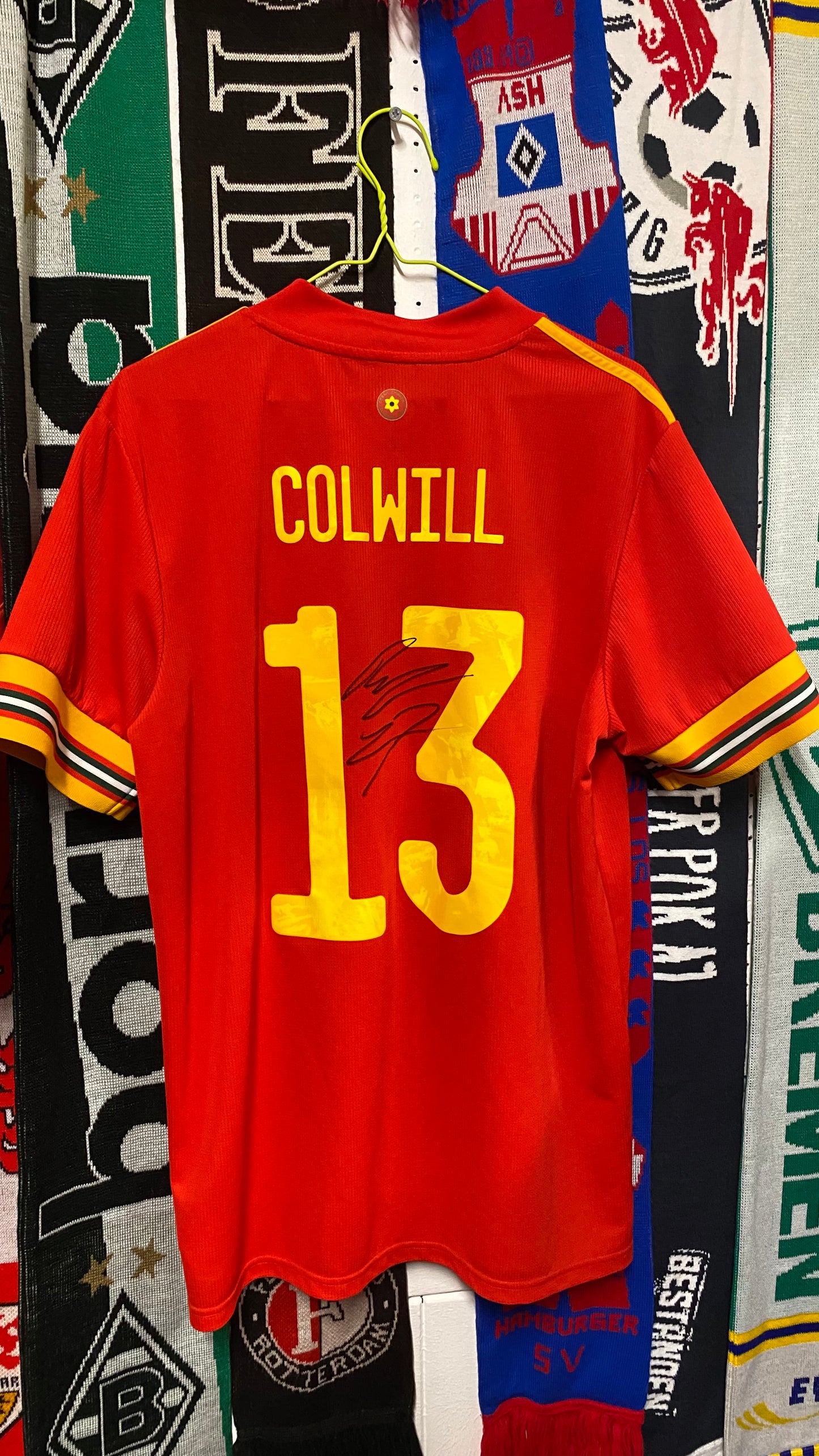 Wales Home 2020 #13 Colwill Signed L