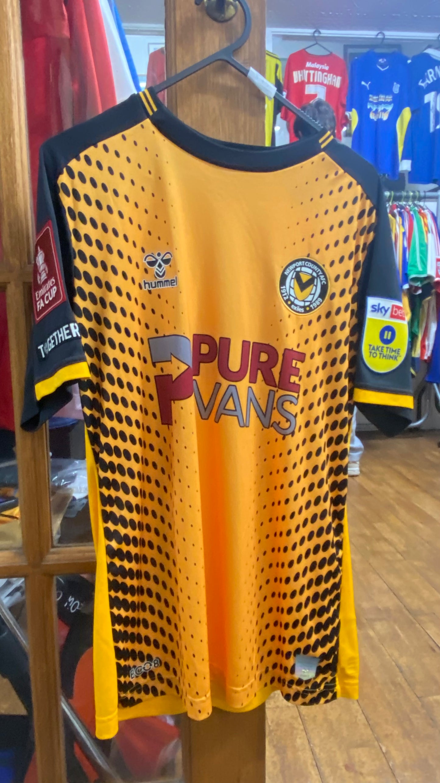 Newport County Home 22/23 Match Issue Hummel S