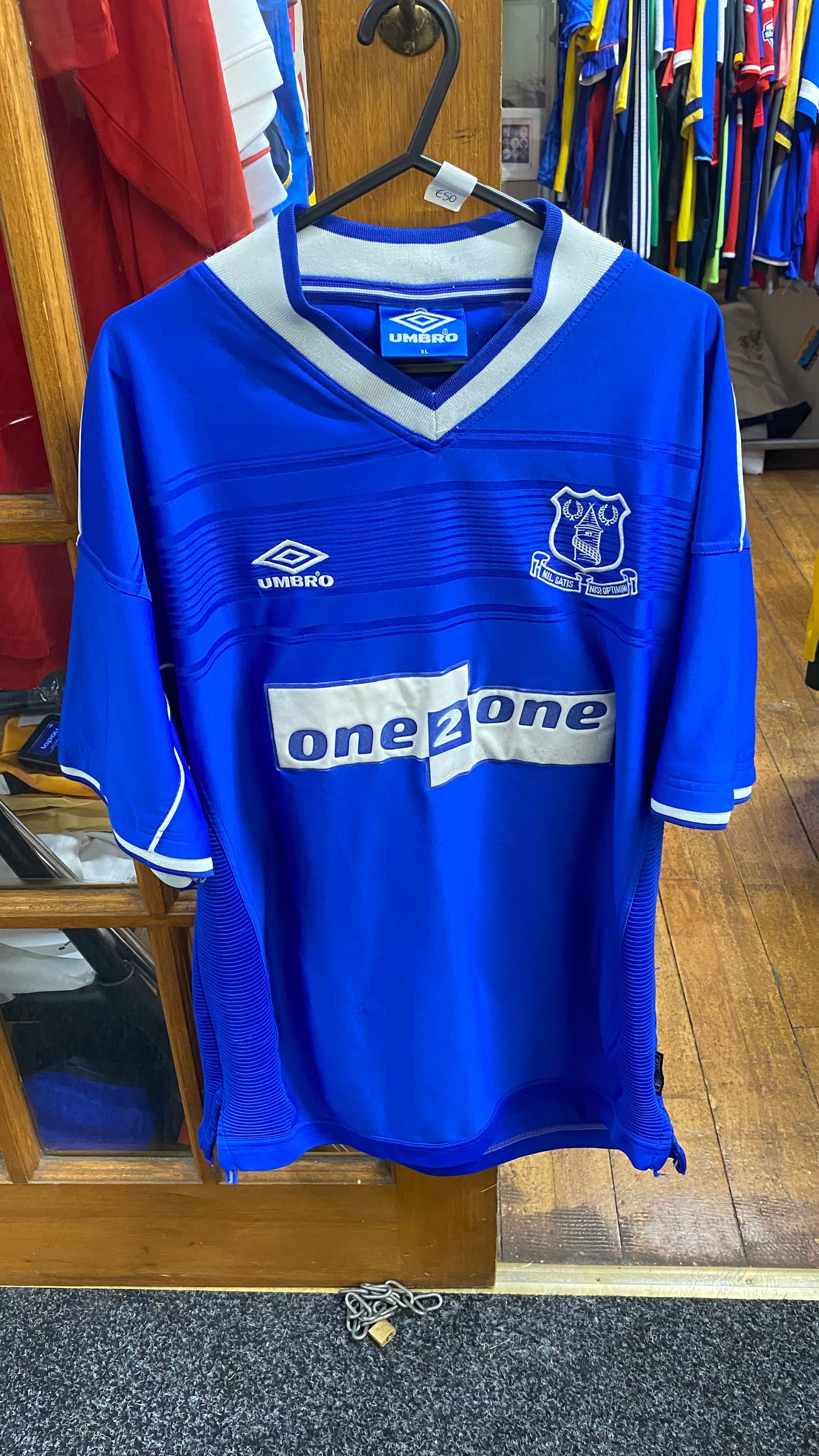 Everton Home 99/00 Umbro XL